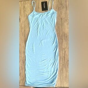 PrettyLittleThings Light Blue Dress Size 4
